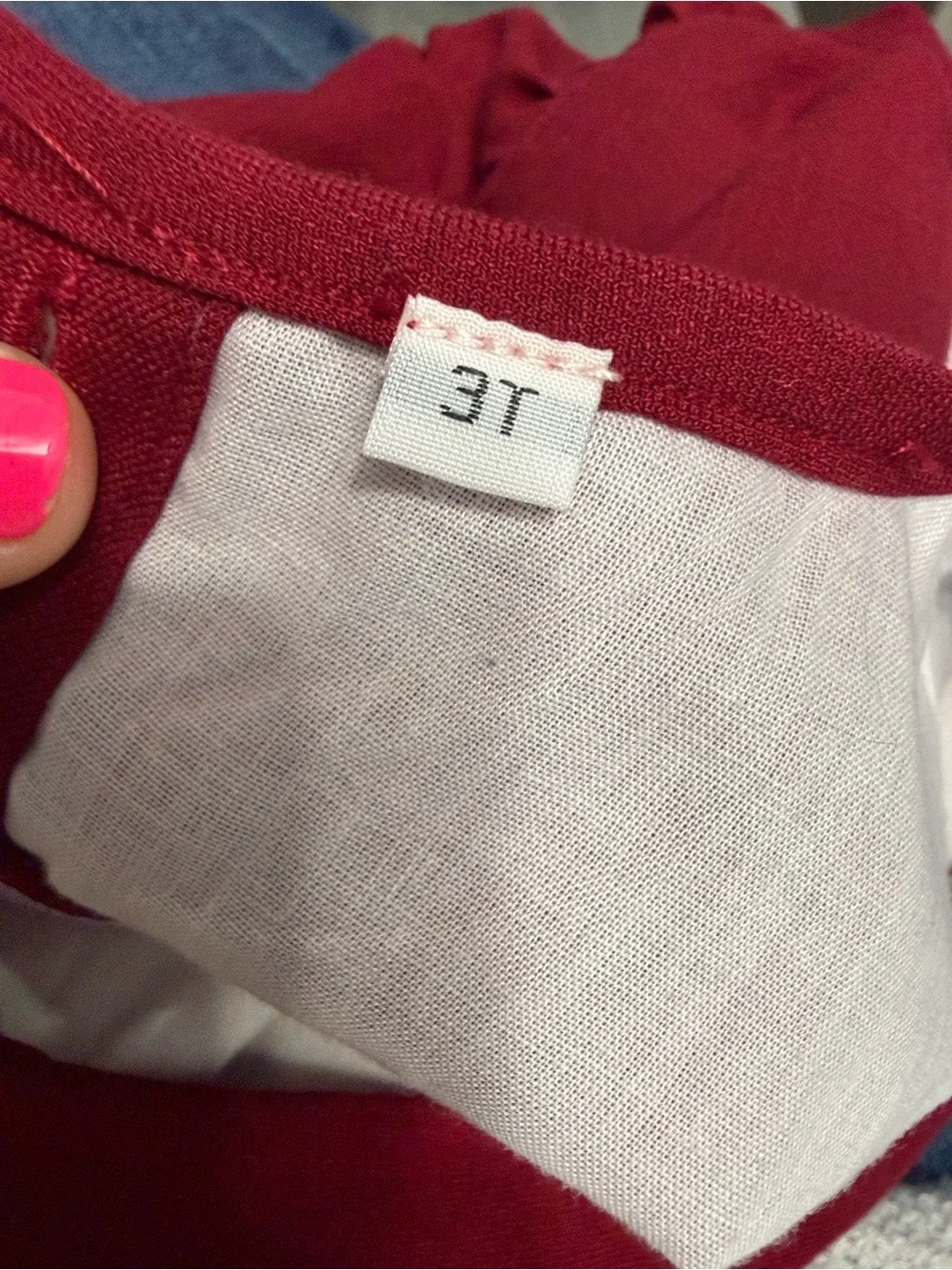 Personalized Burgundy Romper with White Sleeves - 'CHANDLER'